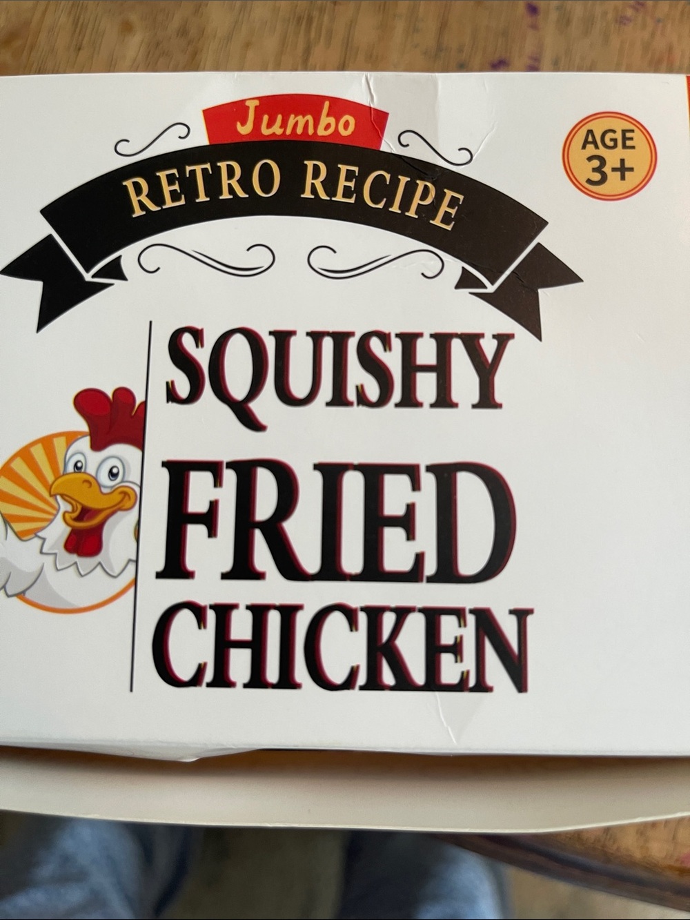 Squishy Fried Chicken Toy - Orange - Picture 4 of 5